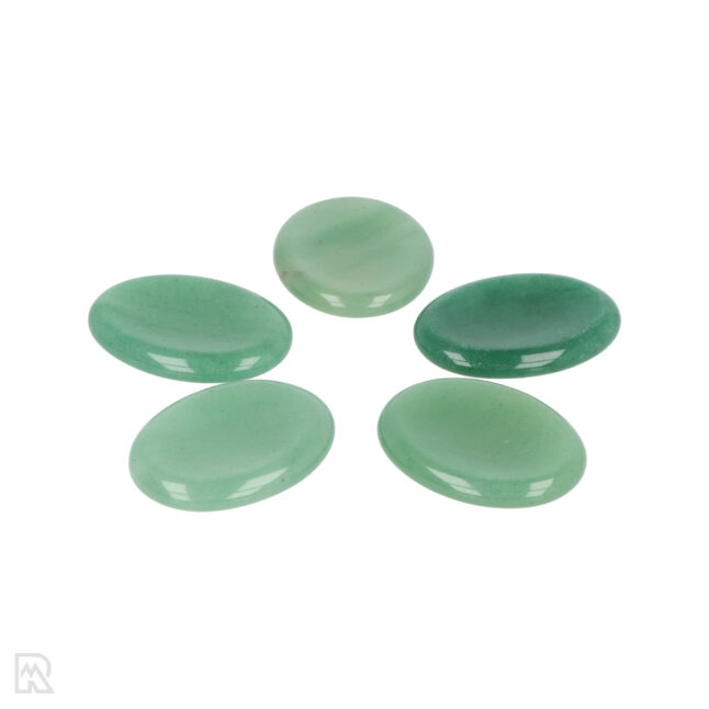 5573 groene aventurijn worry stones ovaal 2