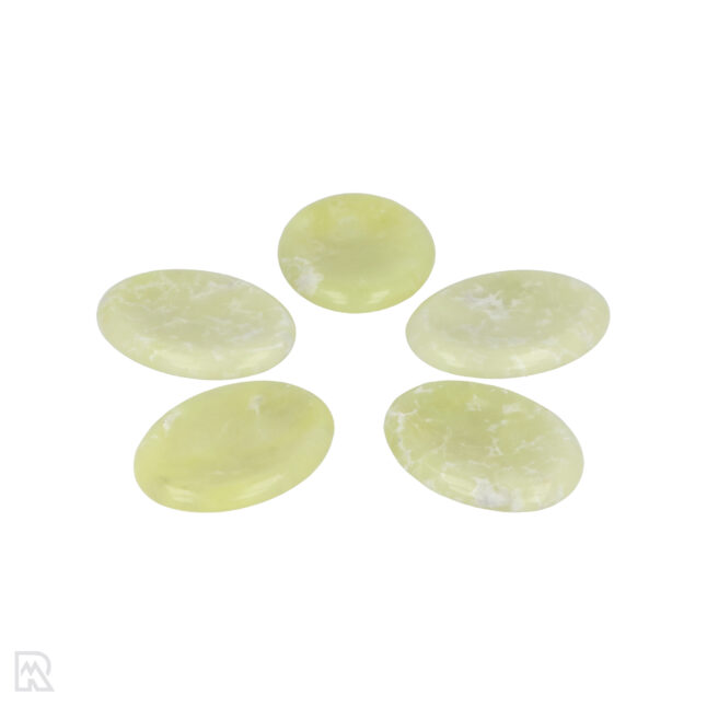 Serpentijn - New Jade Worry Stone | Ovaal - Afbeelding 3