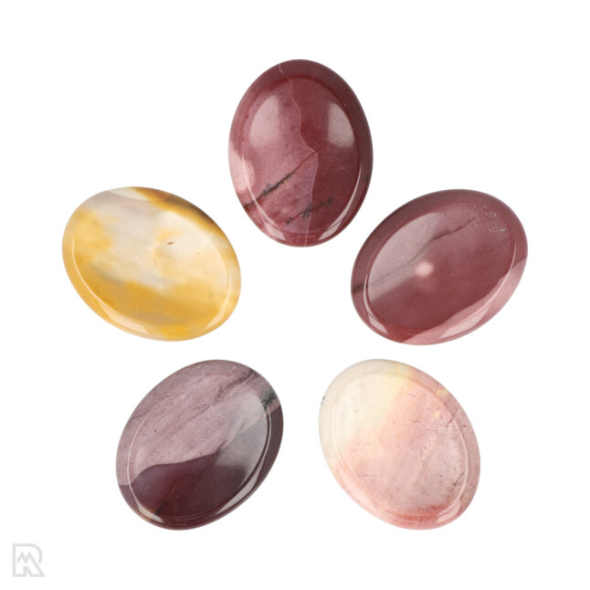 Mookaiet Jaspis Worry Stone | Ovaal