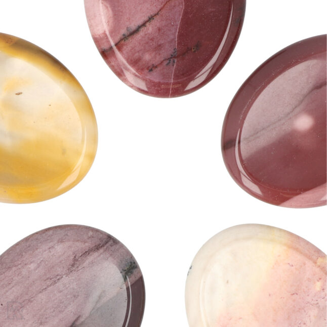 Mookaiet Jaspis Worry Stone | Ovaal - Afbeelding 2