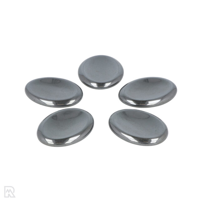 Hematiet Worry Stone | Ovaal - Afbeelding 3