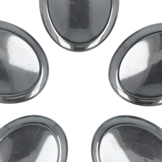Hematiet Worry Stone | Ovaal - Afbeelding 2