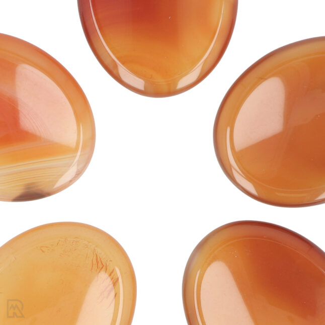 Carneool Worry Stone | Ovaal - Image 2
