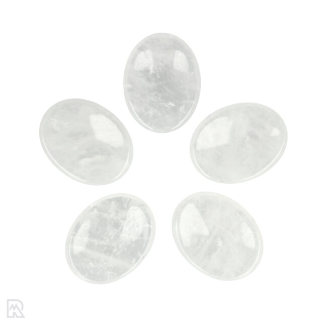 Bergkristal Worry Stone | Ovaal