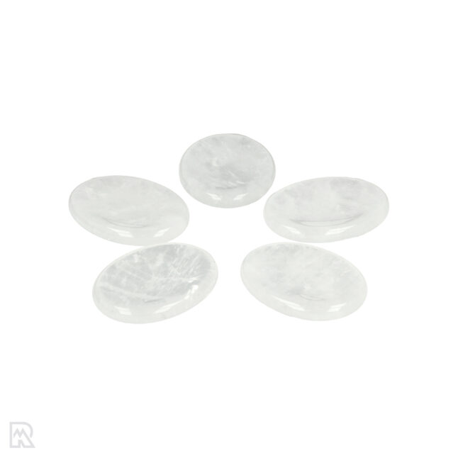 Bergkristal Worry Stone | Ovaal - Afbeelding 3
