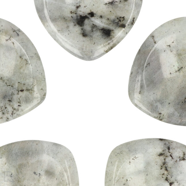 Labradoriet Worry Stone | Hart - Afbeelding 2