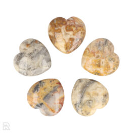 Crazy Lace Agate Heart | 4 cm