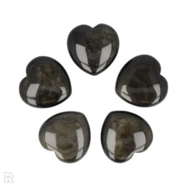 Gold Obsidian Heart | 4 cm