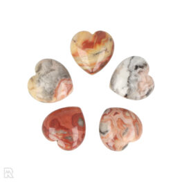 Crazy Lace Agate Heart | 2 cm