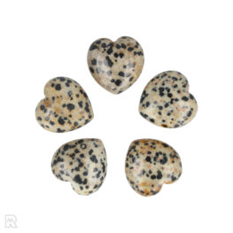 Dalmatian Jasper Heart | 2 cm