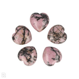 Rhodonite Heart | 2 cm