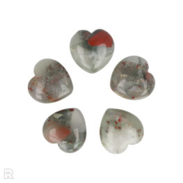 Grey Dragon Blood Jasper Heart | 2 cm