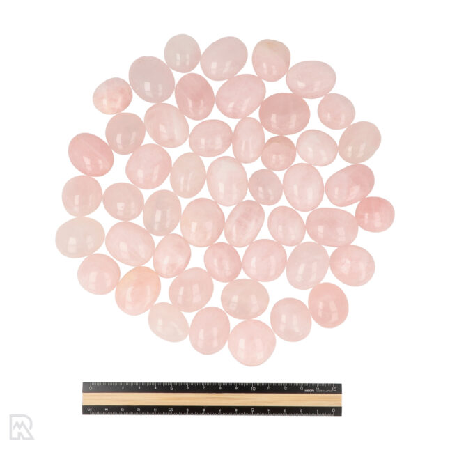 6116 rozenkwarts ronde trommelstenen 2