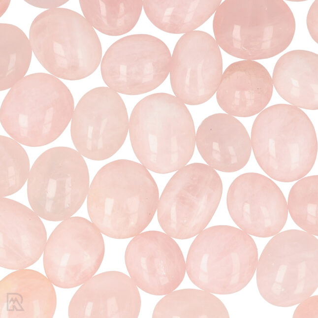 6116 rose quartz round tumblestones zoom