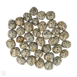 Dalmatian Jasper Round Tumblestones