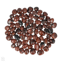 Mahogany Obsidian Round Drumstones