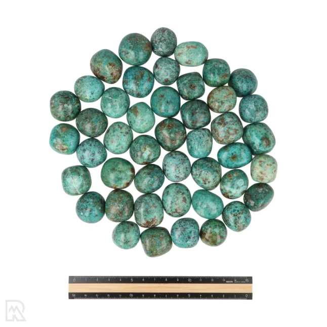 Chrysocolla Trommelstenen | M - Afbeelding 3