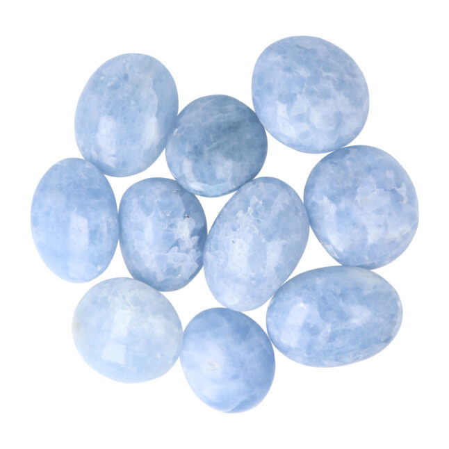 Blauwe Calciet Handstenen