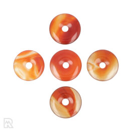 Donut-Anhänger aus Karneol | 3 cm