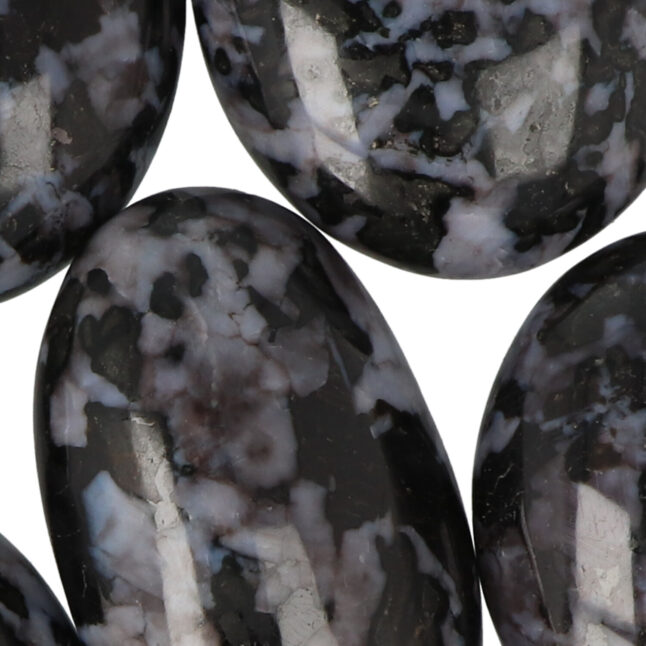 Gabbro Hand Polished Stones Madagascar zoom