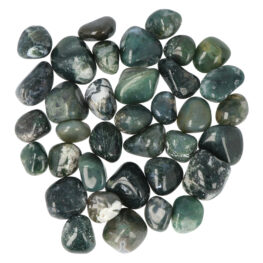 Moss agate Tumblestones