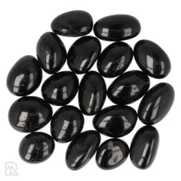 Black Tourmaline Round Tumblestones