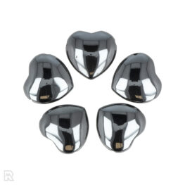 Hematiet Doorboorde Hart Hanger | 3 cm