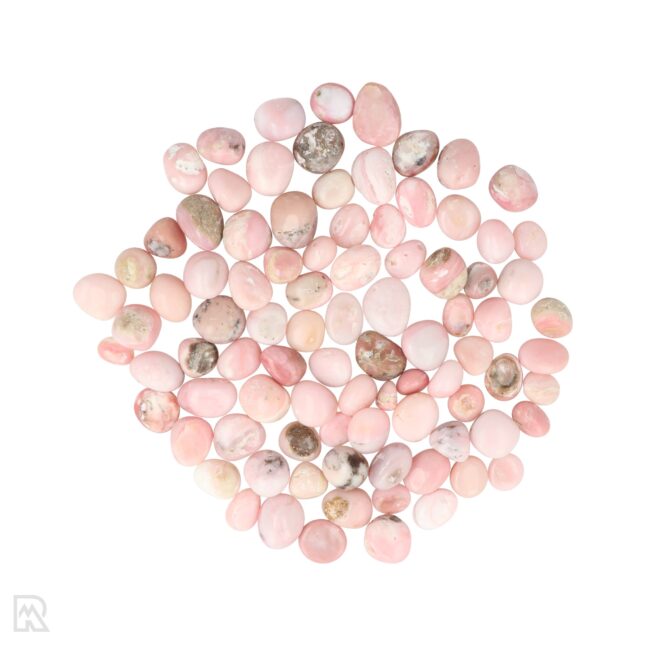 Rosa Andenopal-Trommelsteine
