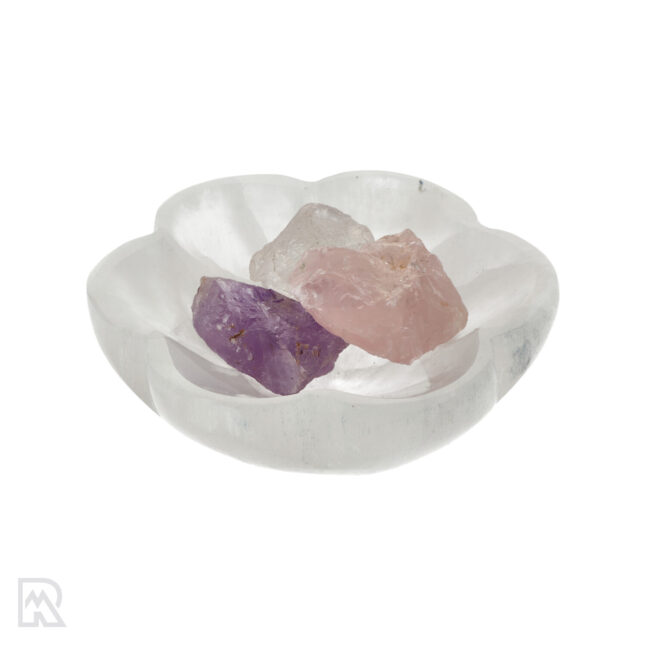 Selenite Bowl - Flower