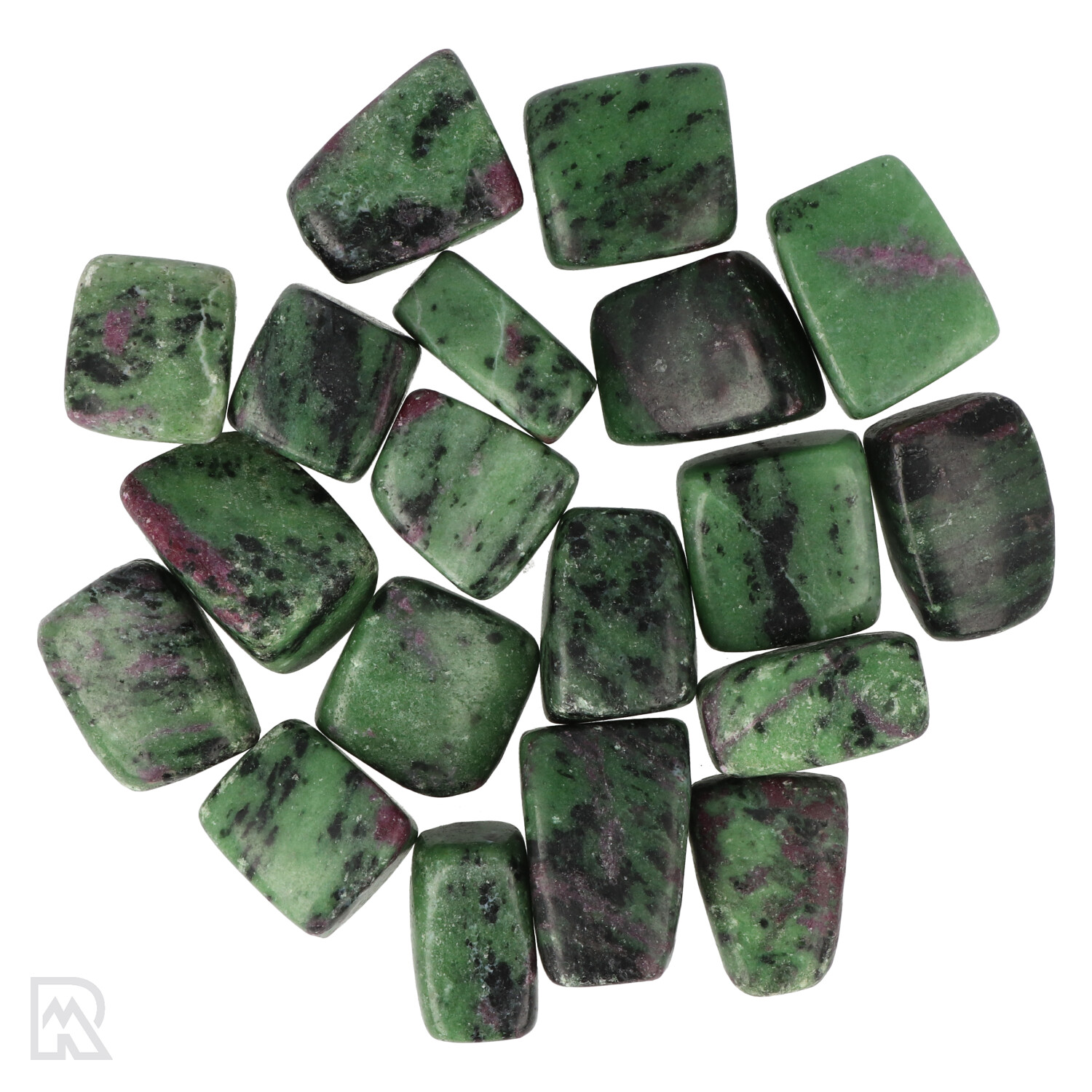 Zoisiet Trommelstenen 1 Zoisite Tumblestones