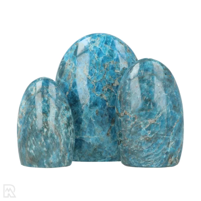 Blue Apatite Sculptures