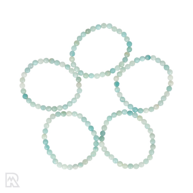 Amazoniet Facetarmband | 4 mm