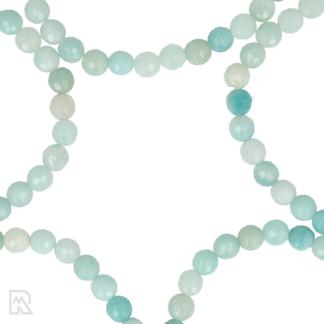 Amazoniet Facetarmband | 4 mm - Afbeelding 2