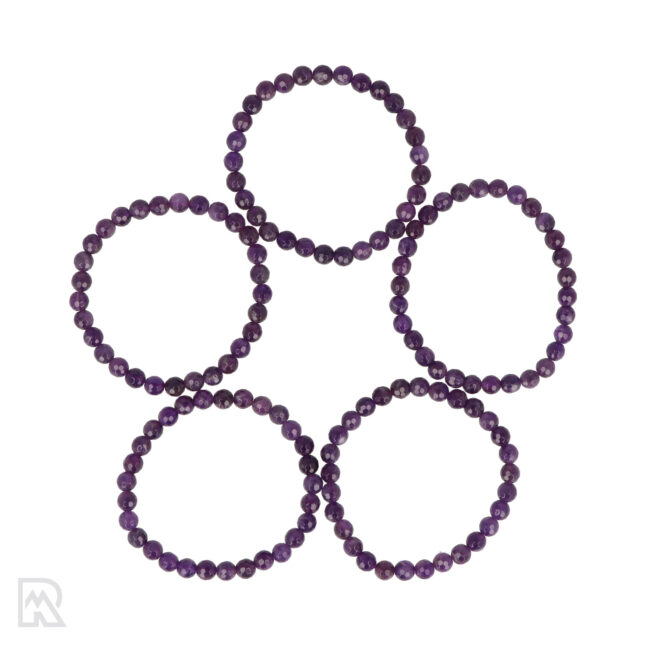 Amethist Facetarmband | 6 mm