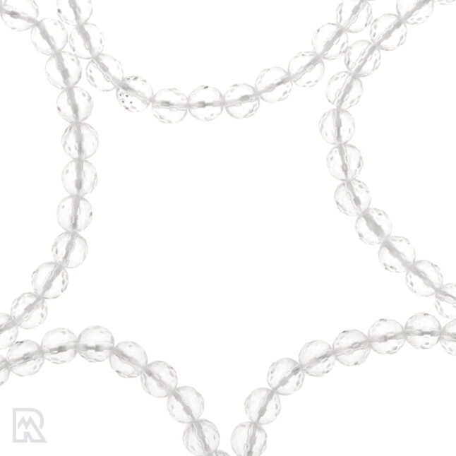 Bergkristal Facetarmband | 4 mm - Afbeelding 2