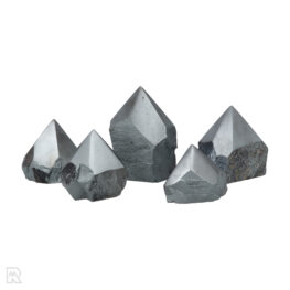 Raw, Polished Haematite Points