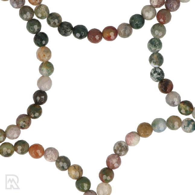 India Agaat Facetarmband | 6 mm - Image 2