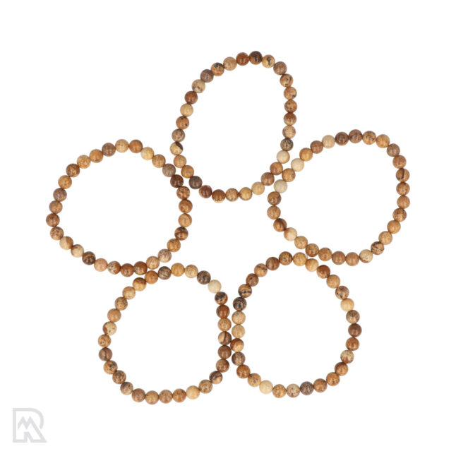 Landschap Jaspis Kogelarmband | 10 mm