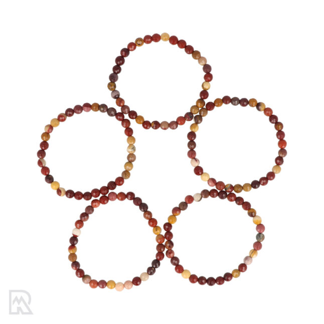 Mookaiet Jaspis Facetarmband | 4 mm