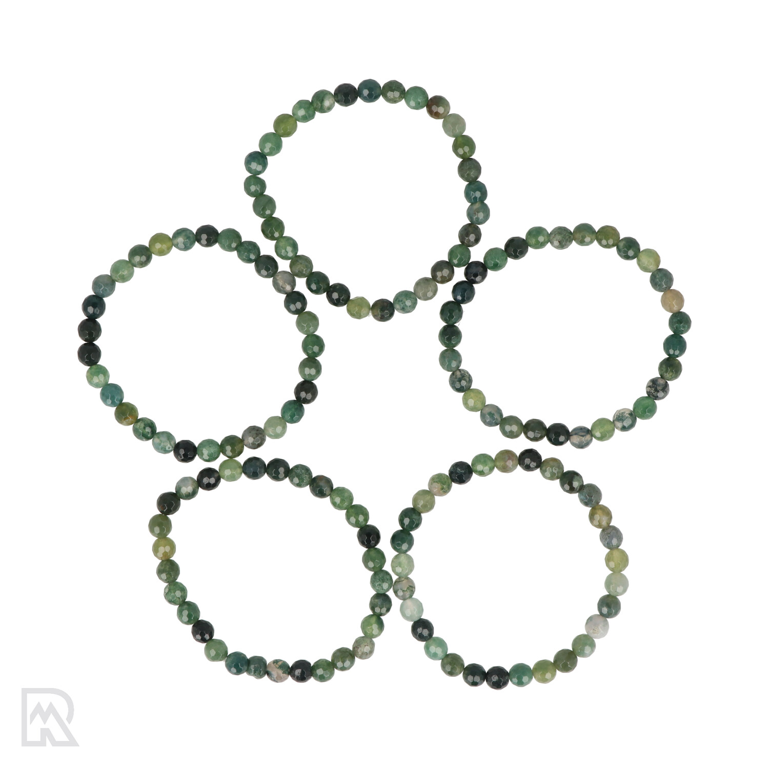 Mosagaat Facetarmband | 6 mm 1 Mosagaat Facetarmband | 6 mm