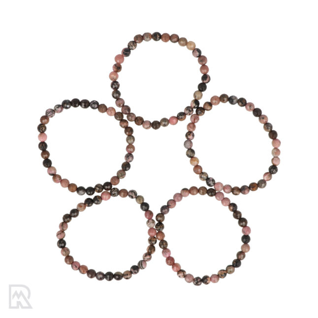Rhodonite Faceted Bracelet | 4 mm