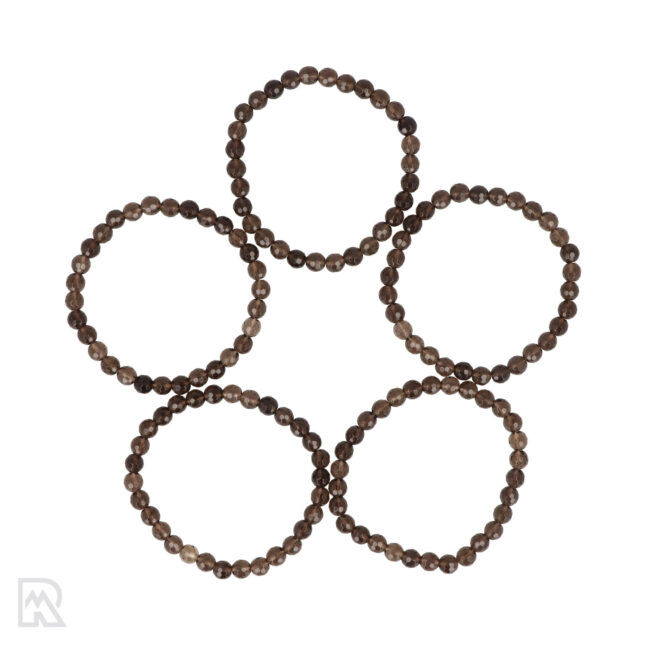 Rookkwarts Facetarmband | 4 mm