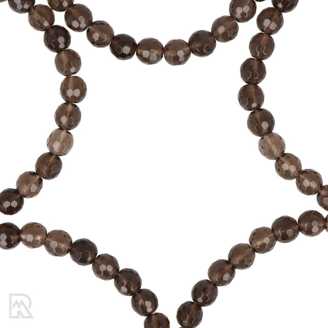 Rookkwarts Facetarmband | 4 mm - Afbeelding 2