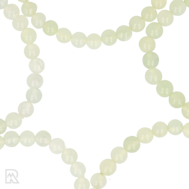 Serpentijn - New Jade Kogelarmband | 4 mm - Afbeelding 2