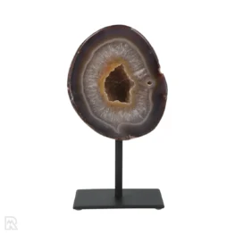 18067 agate geode on stand 1
