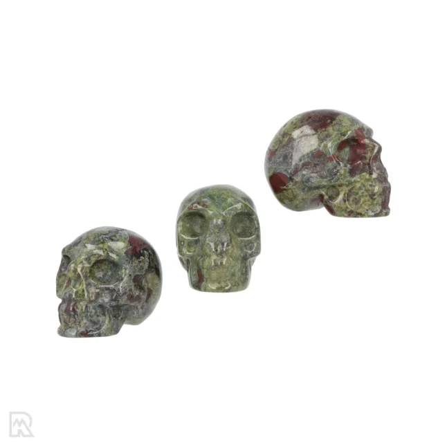 Drakenbloed Jaspis Schedel | 5 cm