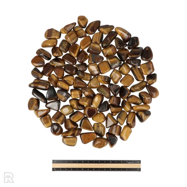 Tijgeroog Trommelstenen | S/M - Afbeelding 3
