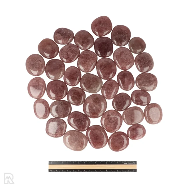 6778 strawberry quartz overlay ruler