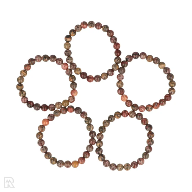 Bird Eye Jaspis Kogelarmband | 8 mm