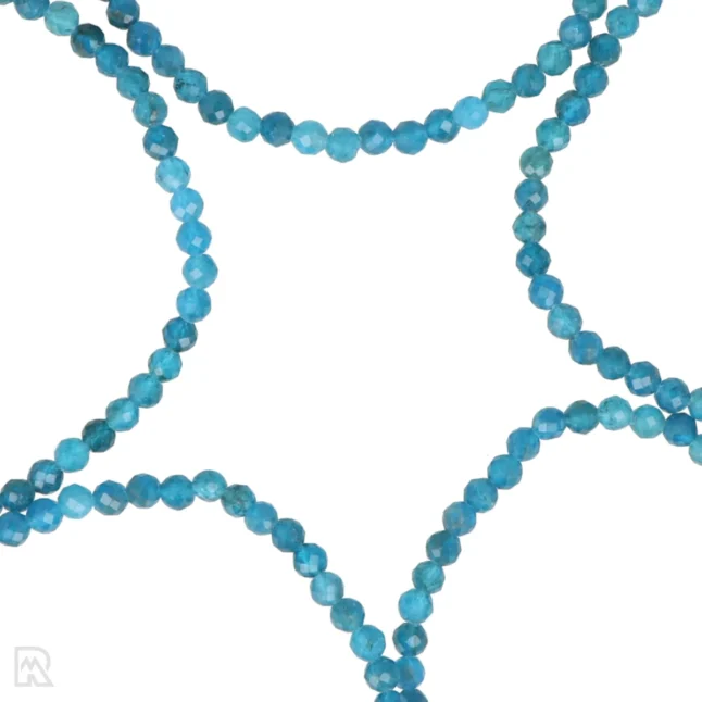 Blauwe Apatiet Facetarmband | 4 mm - Afbeelding 2